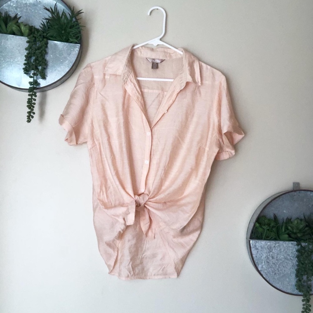 White Stag Peach Blouse